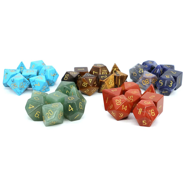 Crystal Platonic Solid Dice-ToShay.org