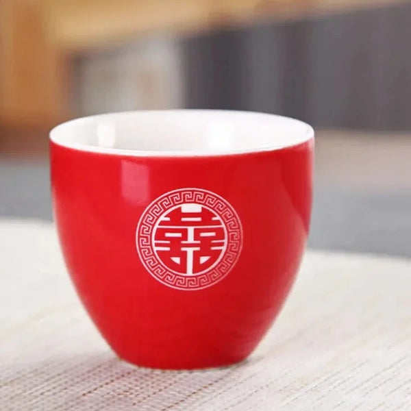 Red Ceramic Tea Sets-ToShay.org