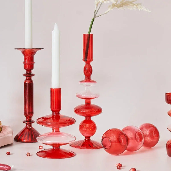 Glass Candlesticks-ToShay.org