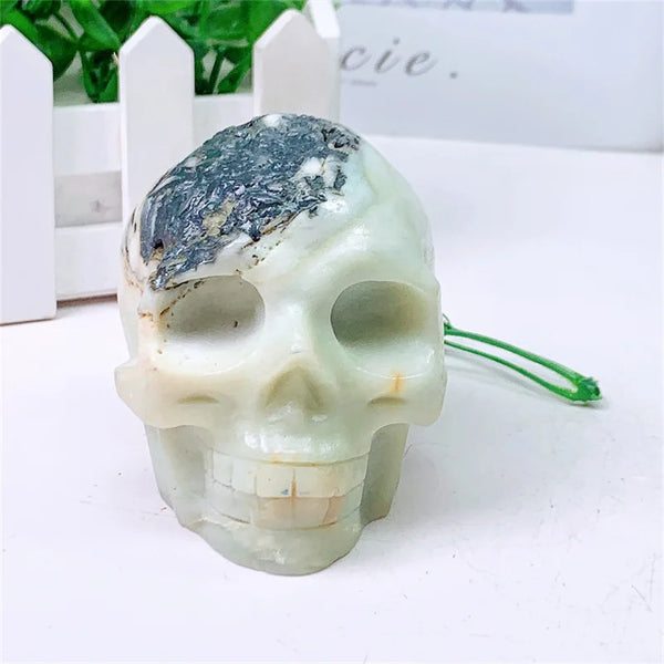 Blue Amazonite Skull-ToShay.org