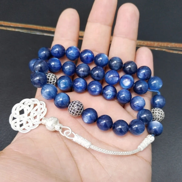 Blue Kyanite Prayer Beads-ToShay.org