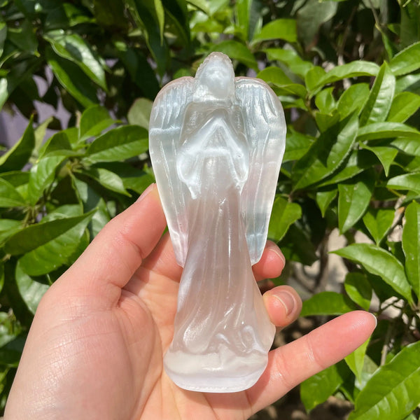 White Selenite Angel-ToShay.org