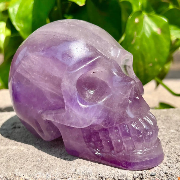 Purple Amethyst Quartz Skull-ToShay.org