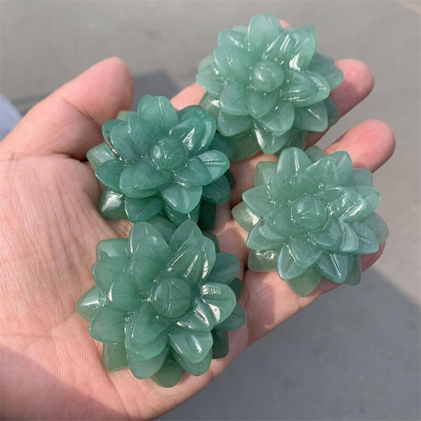 Green Aventurine Flower-ToShay.org