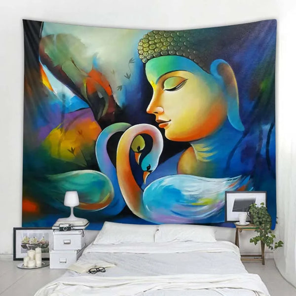 Buddha Art Tapestry-ToShay.org