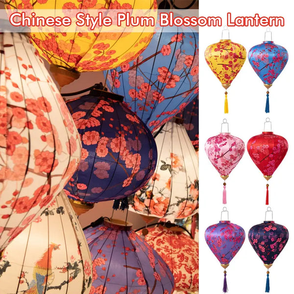 Flower Print Cloth Lantern-ToShay.org