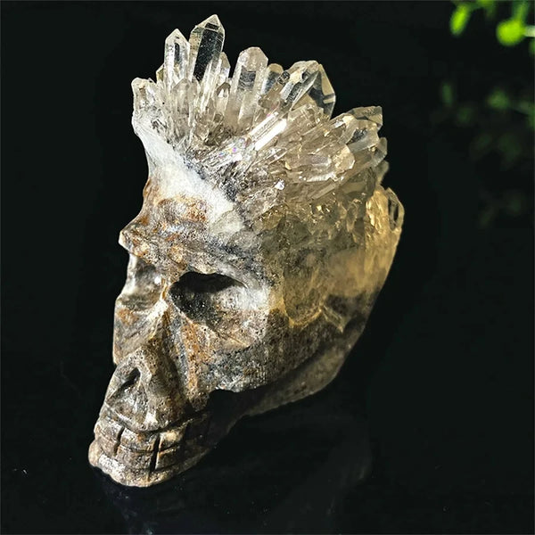 Mixed Crystal Cluster Skull-ToShay.org