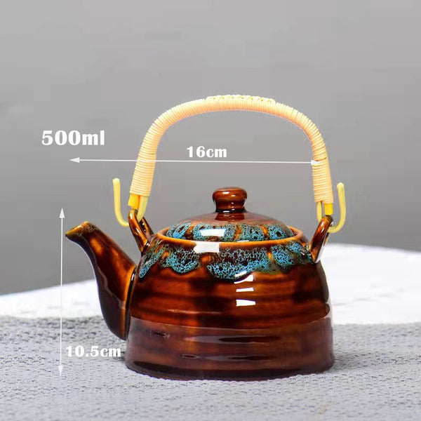 Glazed Ceramic Teapot-ToShay.org