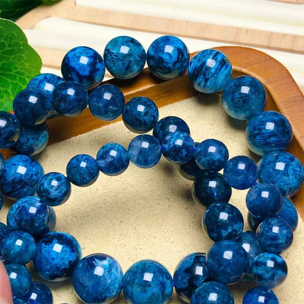 Blue Quartz Bead Bracelet-ToShay.org