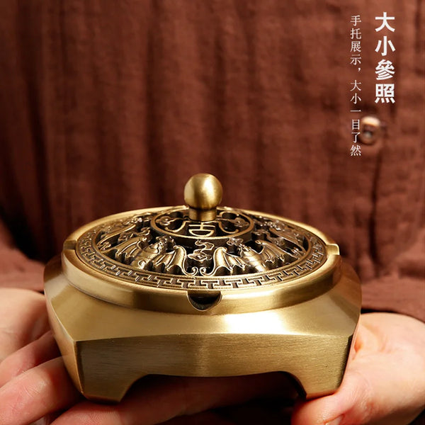 Copper Pan Incense Burner-ToShay.org