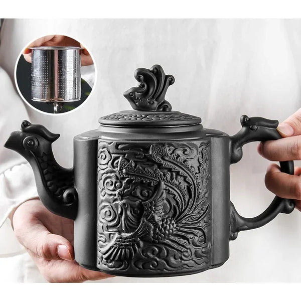 Dragon Clay Teapot-ToShay.org