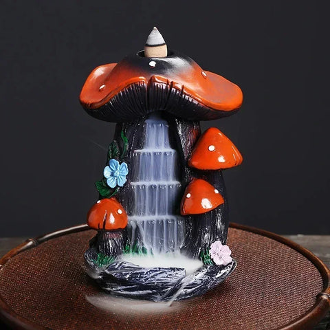 Mushroom House Incense Burner-ToShay.org