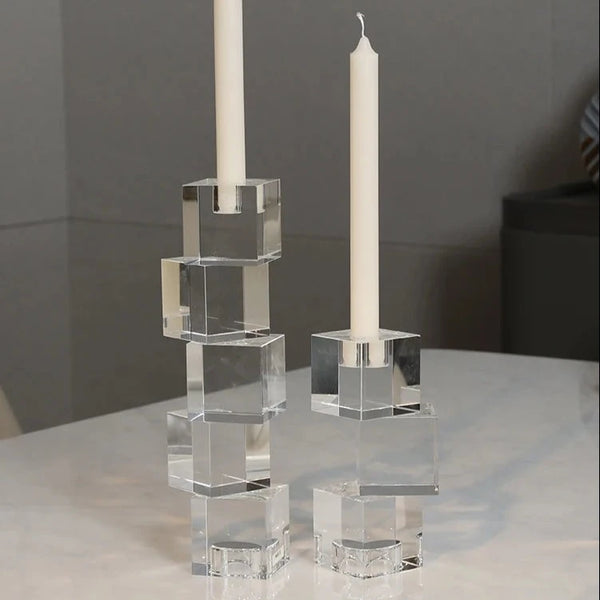 Crystal Candlestick Holders-ToShay.org