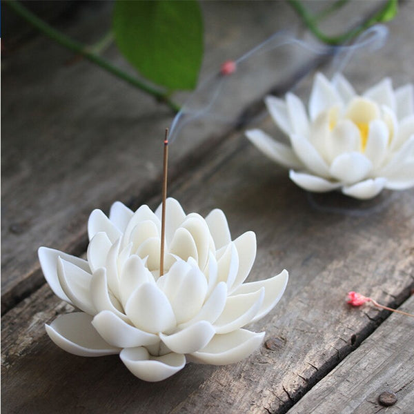 Lotus Flower Incense Stick Holder-ToShay.org