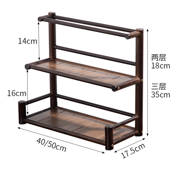 Bamboo Display Shelf-ToShay.org