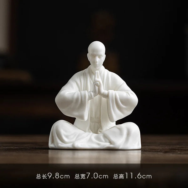 White Porcelain Monk-ToShay.org