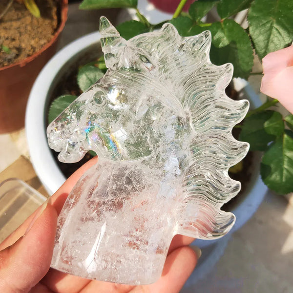 Clear Crystal Unicorn-ToShay.org