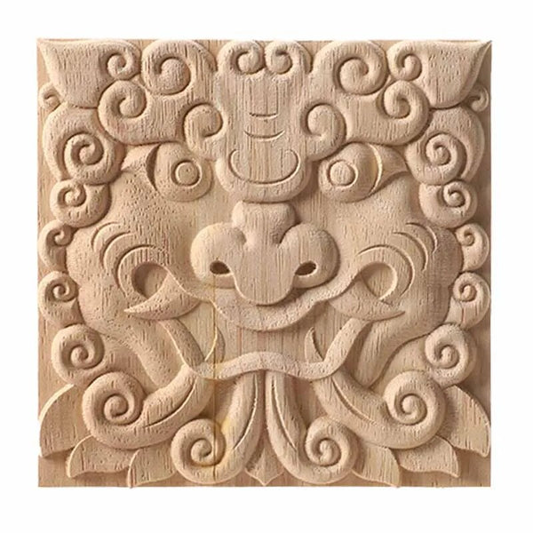 Wood Floral Carved Panel-ToShay.org