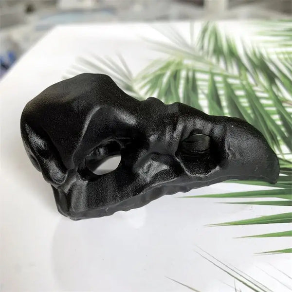 Black Obsidian Bird Skull-ToShay.org