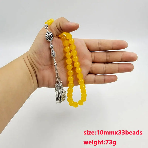 Yellow Chalcedony Prayer Beads-ToShay.org