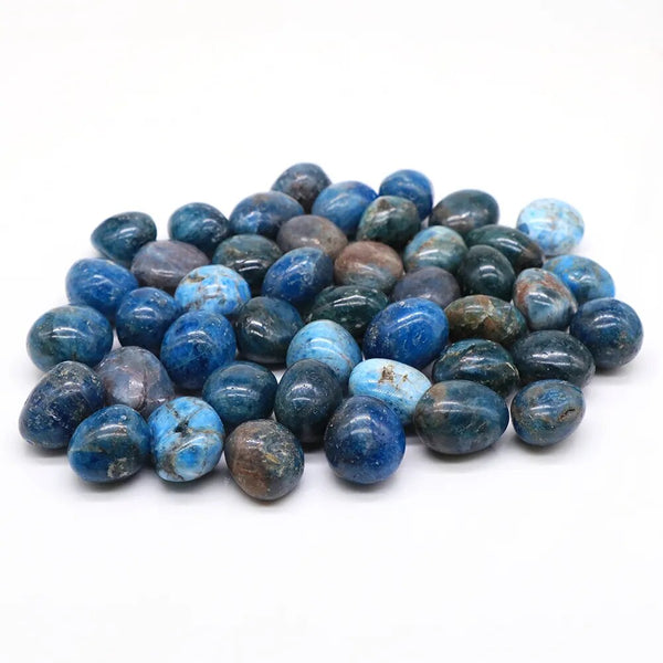 Blue Moroxite Tumbled Stones-ToShay.org