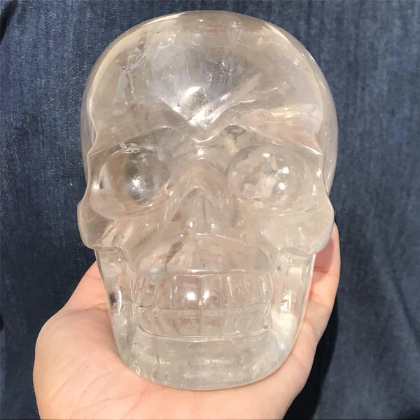 Clear Quartz Crystal Skull-ToShay.org