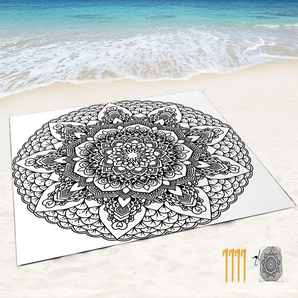 Mandala Beach Blanket-ToShay.org