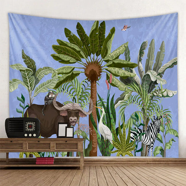 Tropical Plants Tapestry-ToShay.org