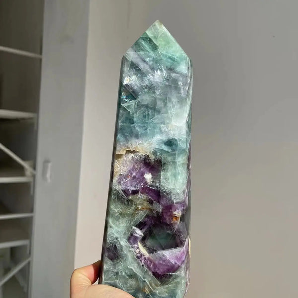 Green Fluorite Tower-ToShay.org