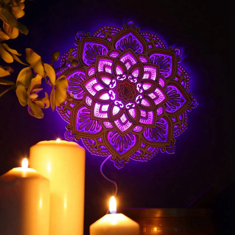 Mandala LED Light-ToShay.org