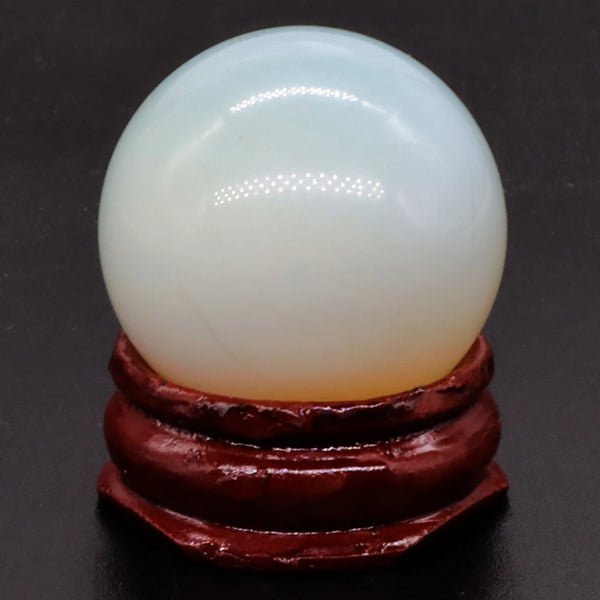 White Opalite Balls-ToShay.org