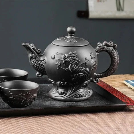 Dragon Clay Teapot-ToShay.org