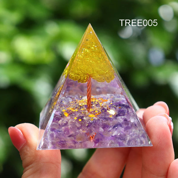 Energy Tree of Life Orgonite Pyramid-ToShay.org