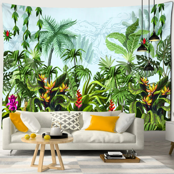 Tropical Plant Tapestry-ToShay.org