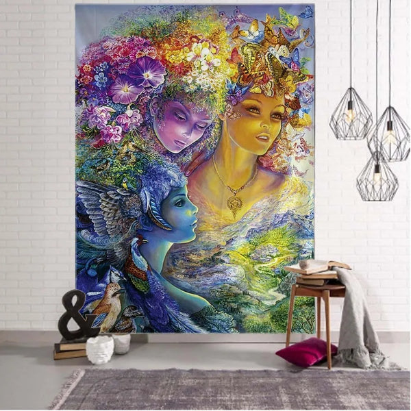 Fantasy Angel Art Tapestry-ToShay.org