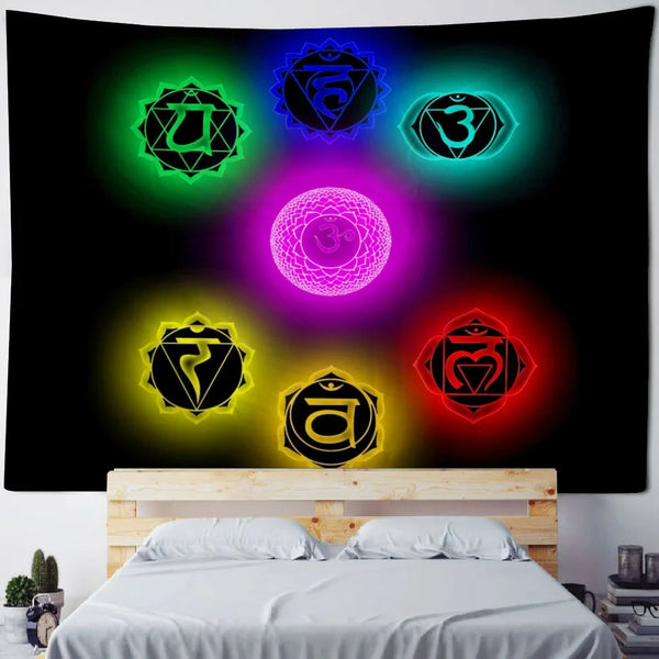 Chakra Meditation Tapestry-ToShay.org