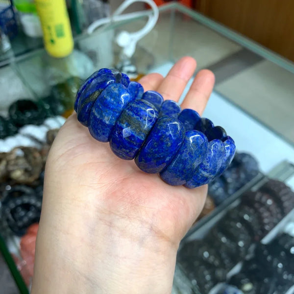 Blue Lapis Lazuli Bracelet-ToShay.org