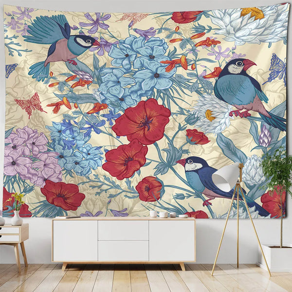 Flower Art Tapestry-ToShay.org