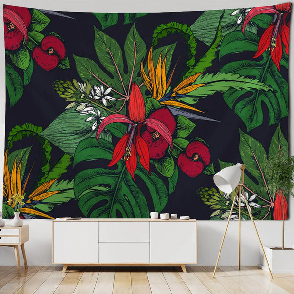 Flower Art Tapestry-ToShay.org