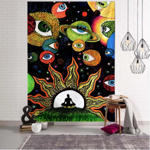 Psychedelic Art Tapestry-ToShay.org