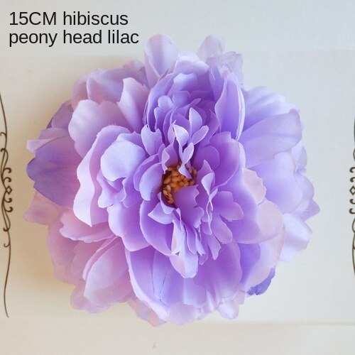 Purple Hydrangea Peony Flowers-ToShay.org