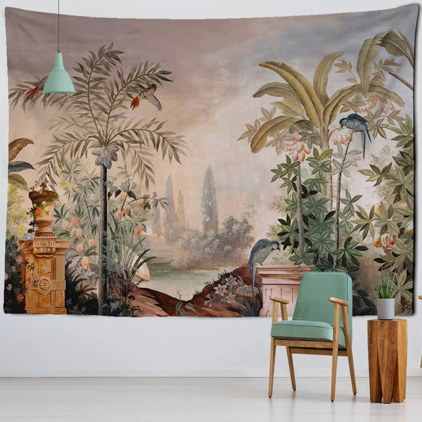 Tropical Garden Tapestry-ToShay.org