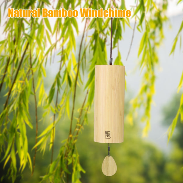 Bamboo Chord Wind Chimes-ToShay.org