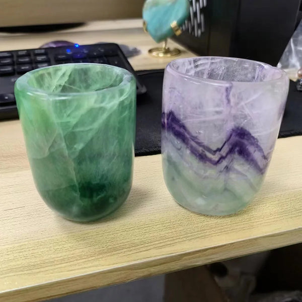 Crystal Fluorite Cups-ToShay.org