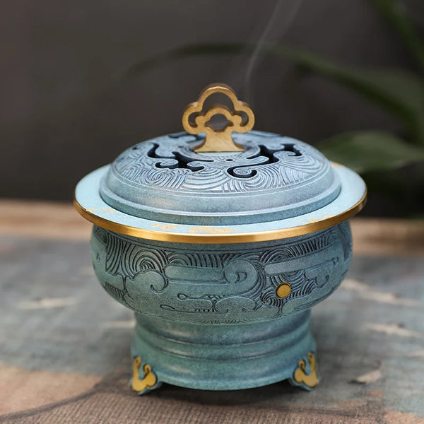 Cloud Copper Incense Burner-ToShay.org