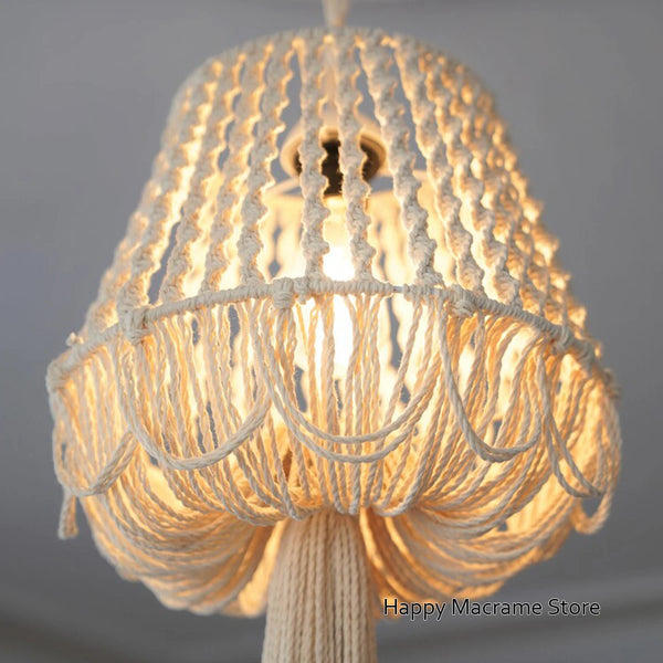 Macrame Lamp Shade-ToShay.org