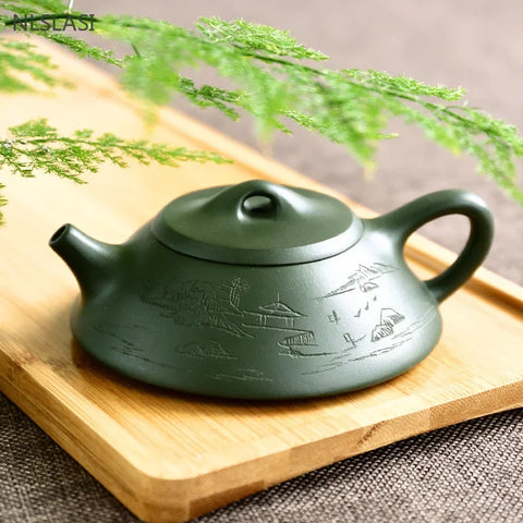 Green Yixing Clay Tea Pot-ToShay.org