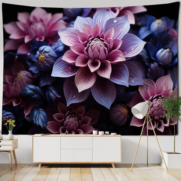 Flower Art Tapestry-ToShay.org