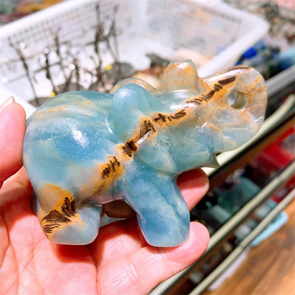 Blue Onyx Elephant-ToShay.org