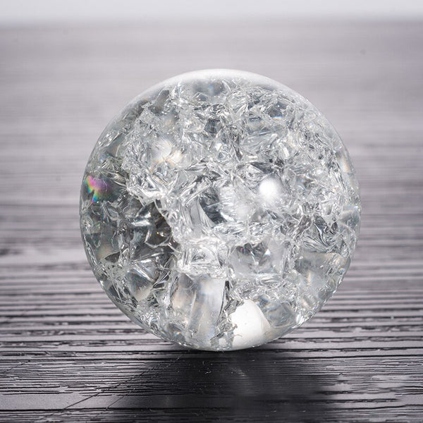 Clear Ice Cracker Crystal Ball-ToShay.org